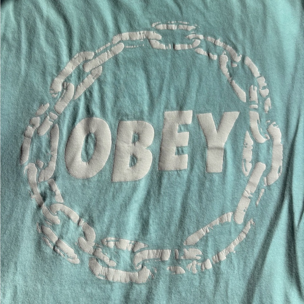 Obey Mint Blue Tee - Picture 4 of 4